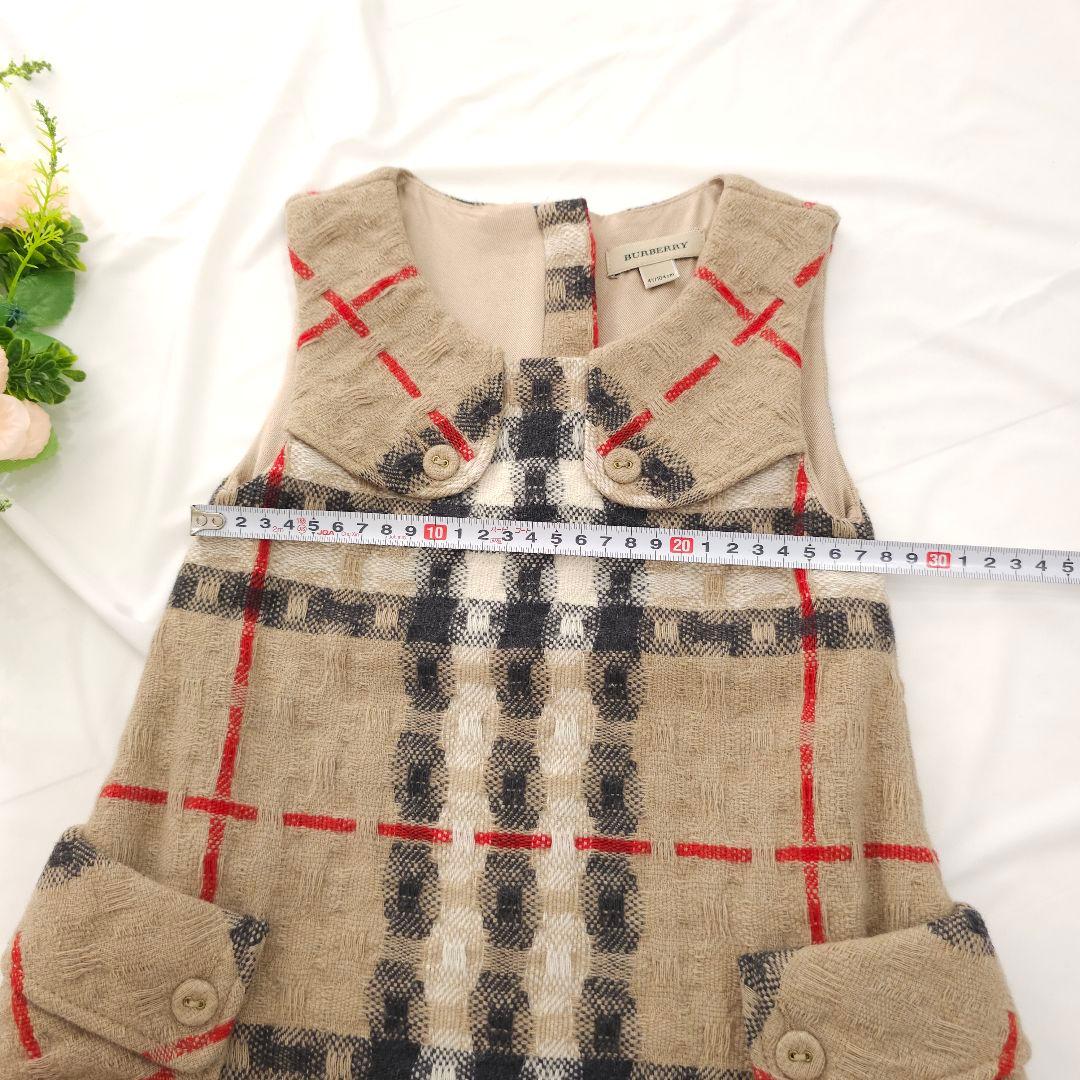 BURBERRY バーバリー 豪華 チェック コート ワンピース セット 110