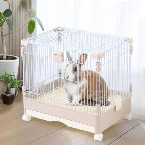 小動物 ケージ うさぎ 【前扉＆天井扉の2扉タイプ】 デグー モルモット 持ち運