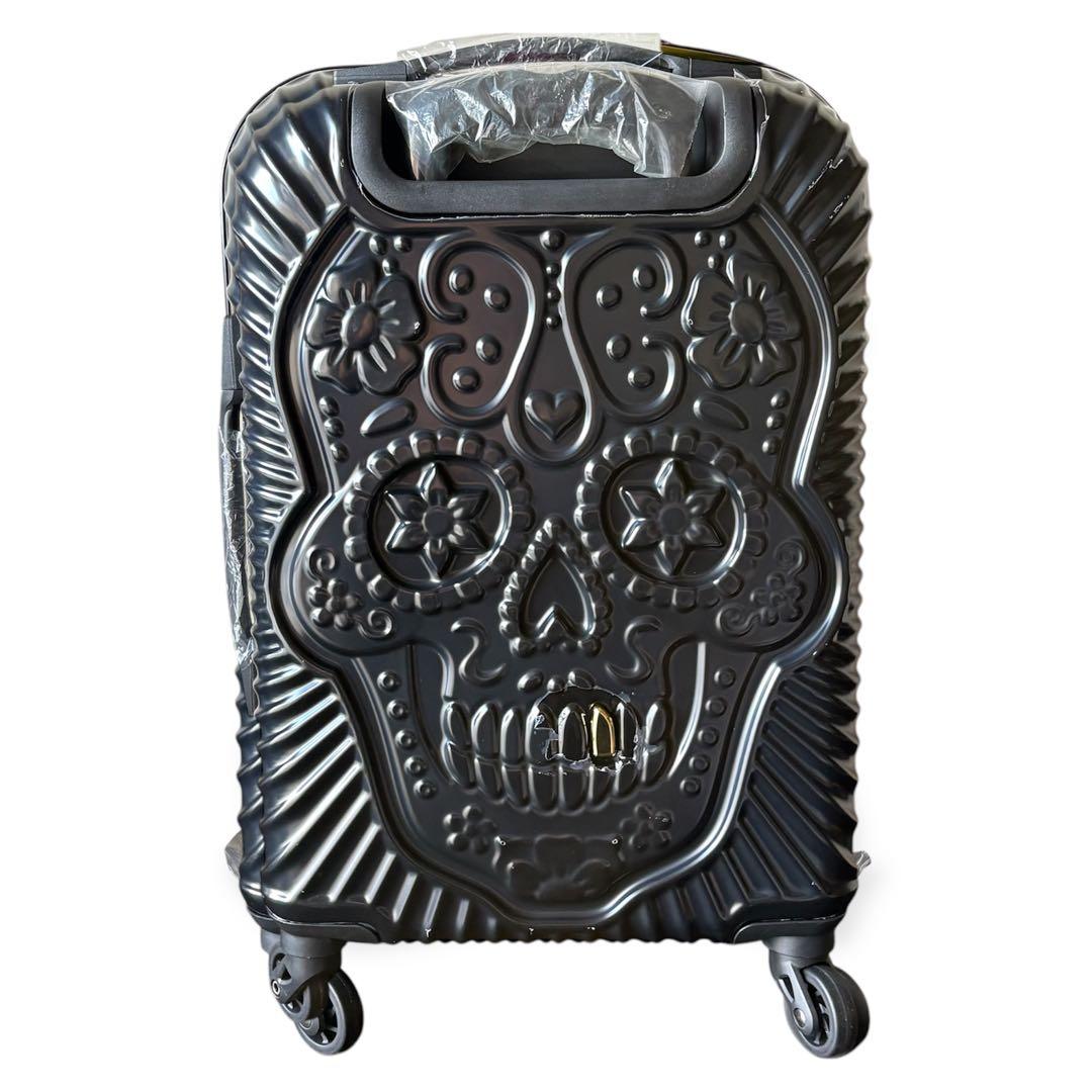 ★siffrer スカルデザイン キャリーケース 機内持ち込み 拡張ファスナー付