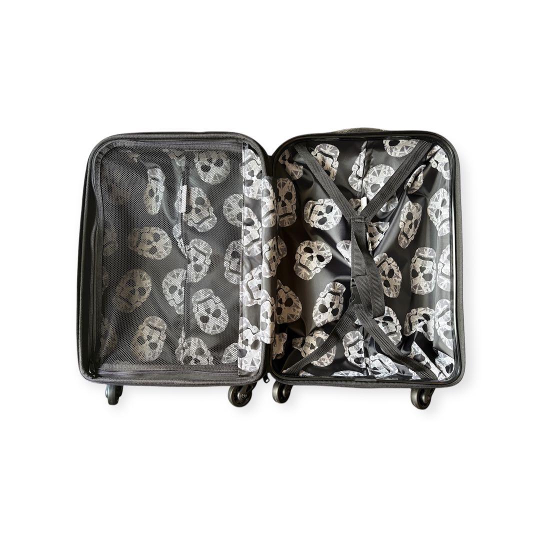 ★siffrer スカルデザイン キャリーケース 機内持ち込み 拡張ファスナー付