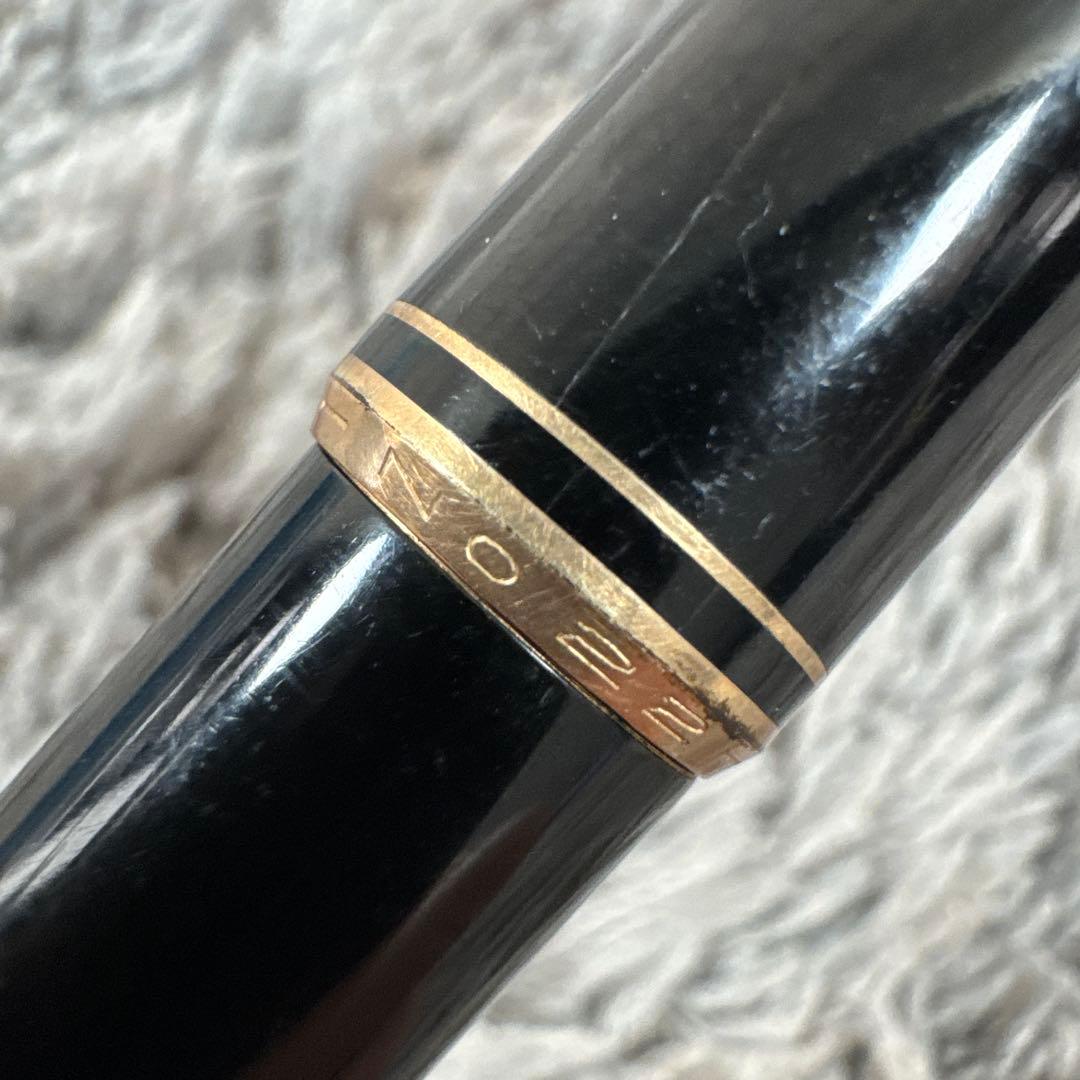 MONT BLANC モンブラン 万年筆 NO22 ブラック ×ゴールド