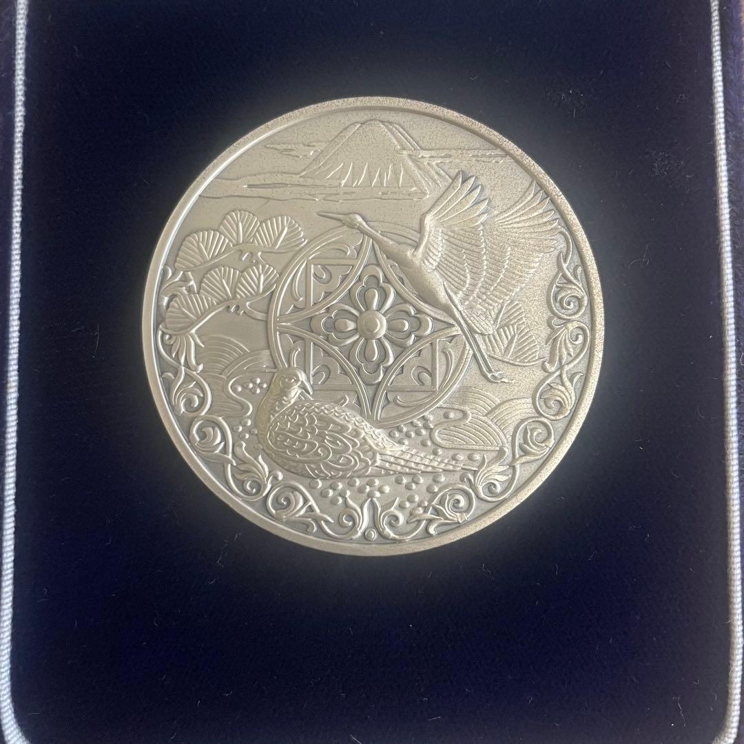 新日本銀行券発行記念メダル 1984年（純銀製） 銀メダル記念