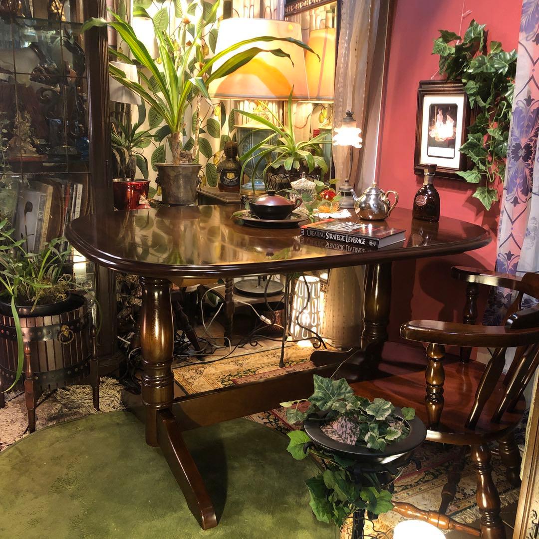 ま　天板のみ　極美品　キツツキマーク ヴィンテージ ダイニングテーブル