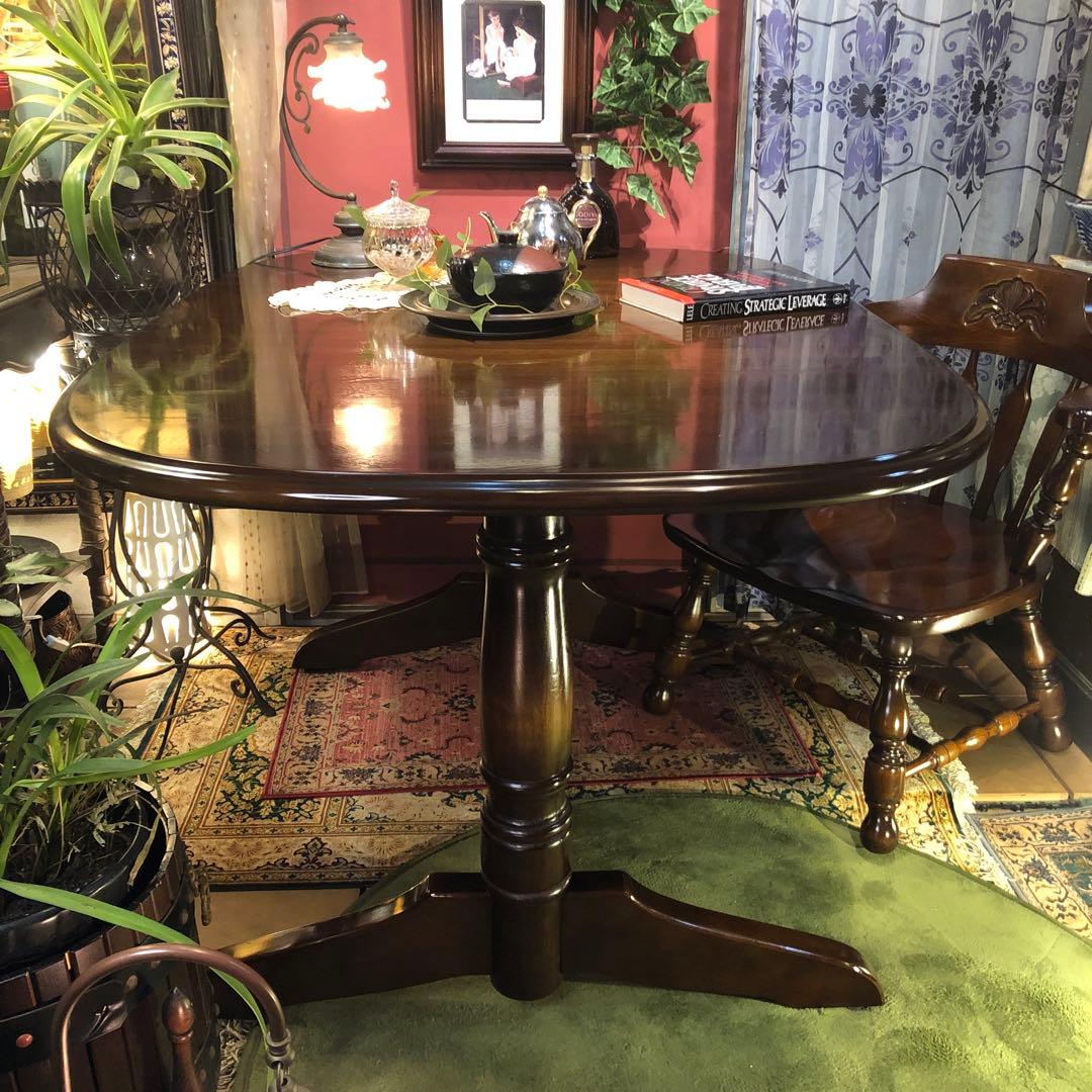 ま　天板のみ　極美品　キツツキマーク ヴィンテージ ダイニングテーブル