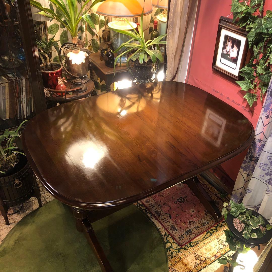 ま　天板のみ　極美品　キツツキマーク ヴィンテージ ダイニングテーブル