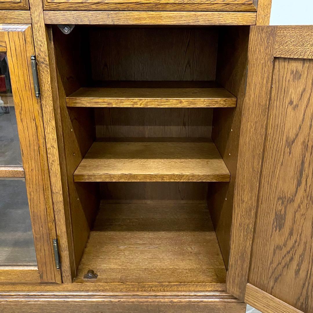 希少 葉山ガーデン 勇峰工芸 花柄サイドボード キャビネット フラワー ナラ材