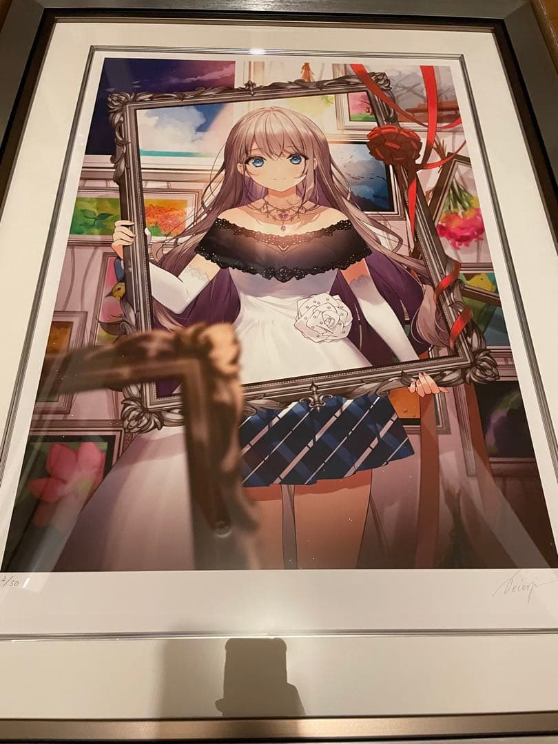 necömi 版画　frame 直筆サイン入り