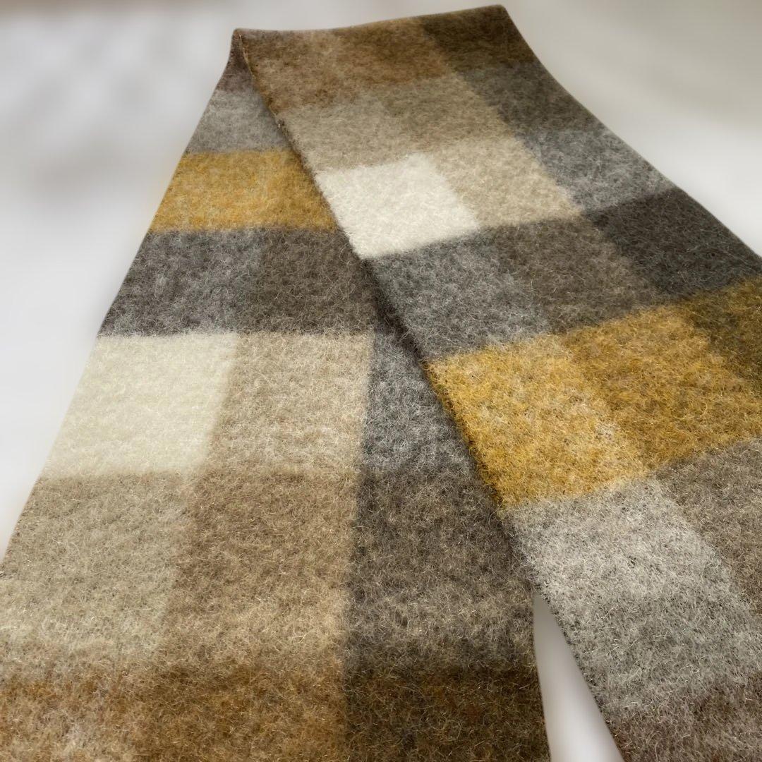 美品！Acne Studios チェック柄マフラー 250x28cm