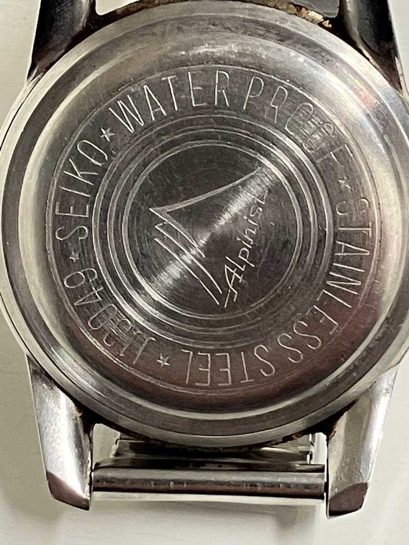 引*ぎ様 シルバー 手巻き時計 ステンレスバンド不動