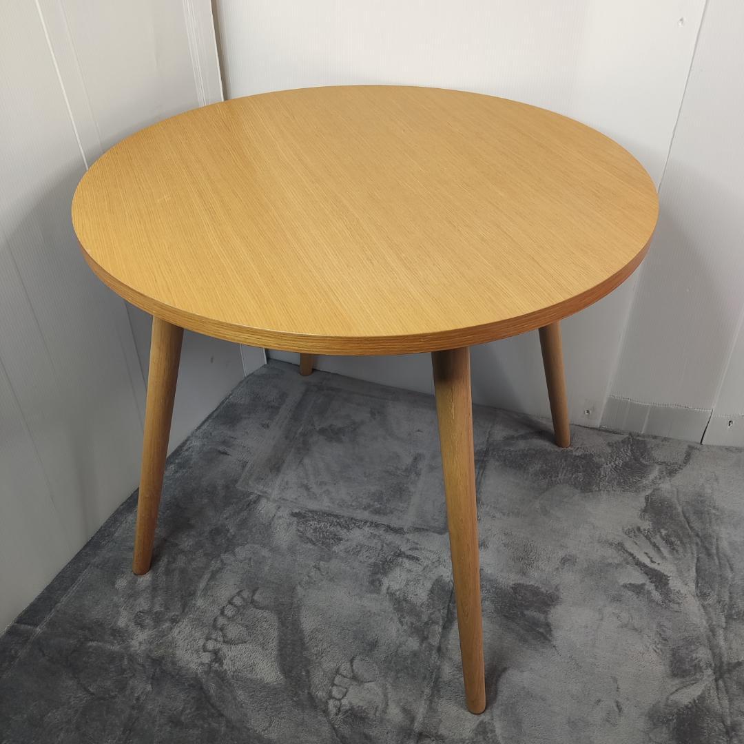 「数日セール】丸テーブル　ちゃぶ台 円形テーブル 幅80cm高さ70cm