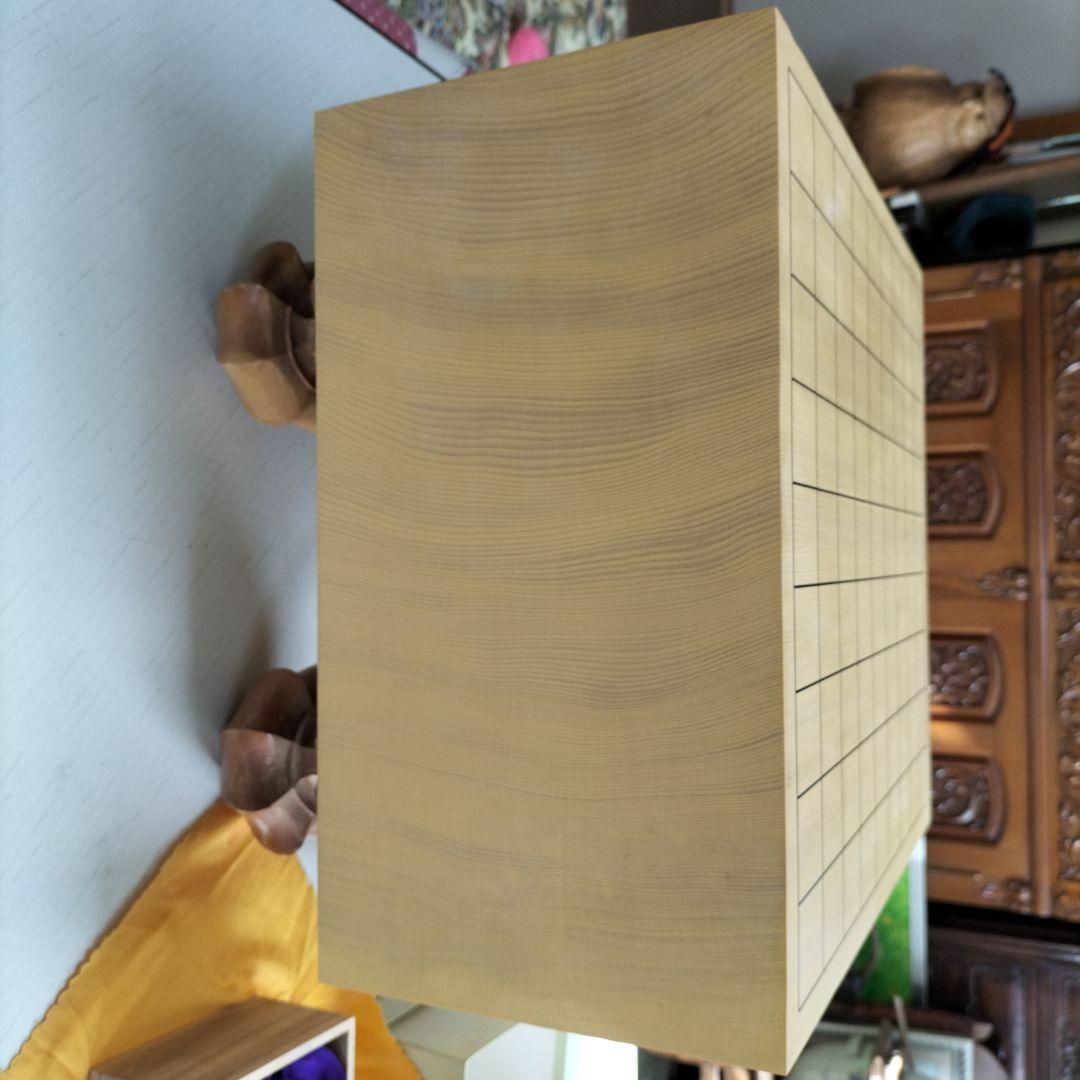 黄楊上彫駒、将棋盤セット