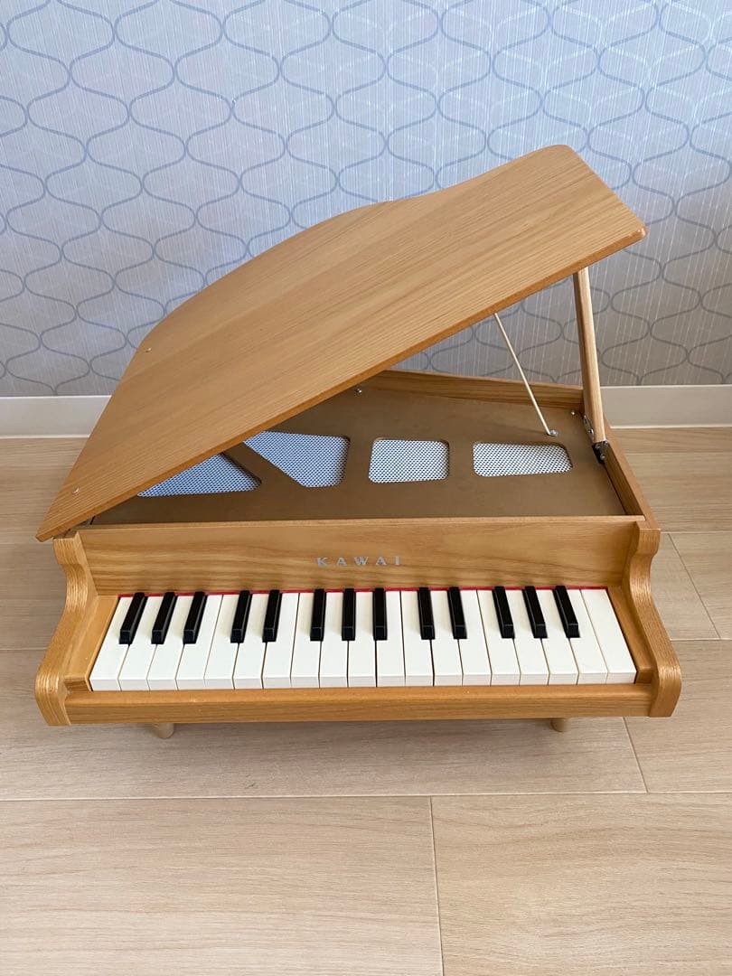 【箱付き】KAWAI カワイ　グランドピアノ　ミニピアノ　ナチュラル　木製
