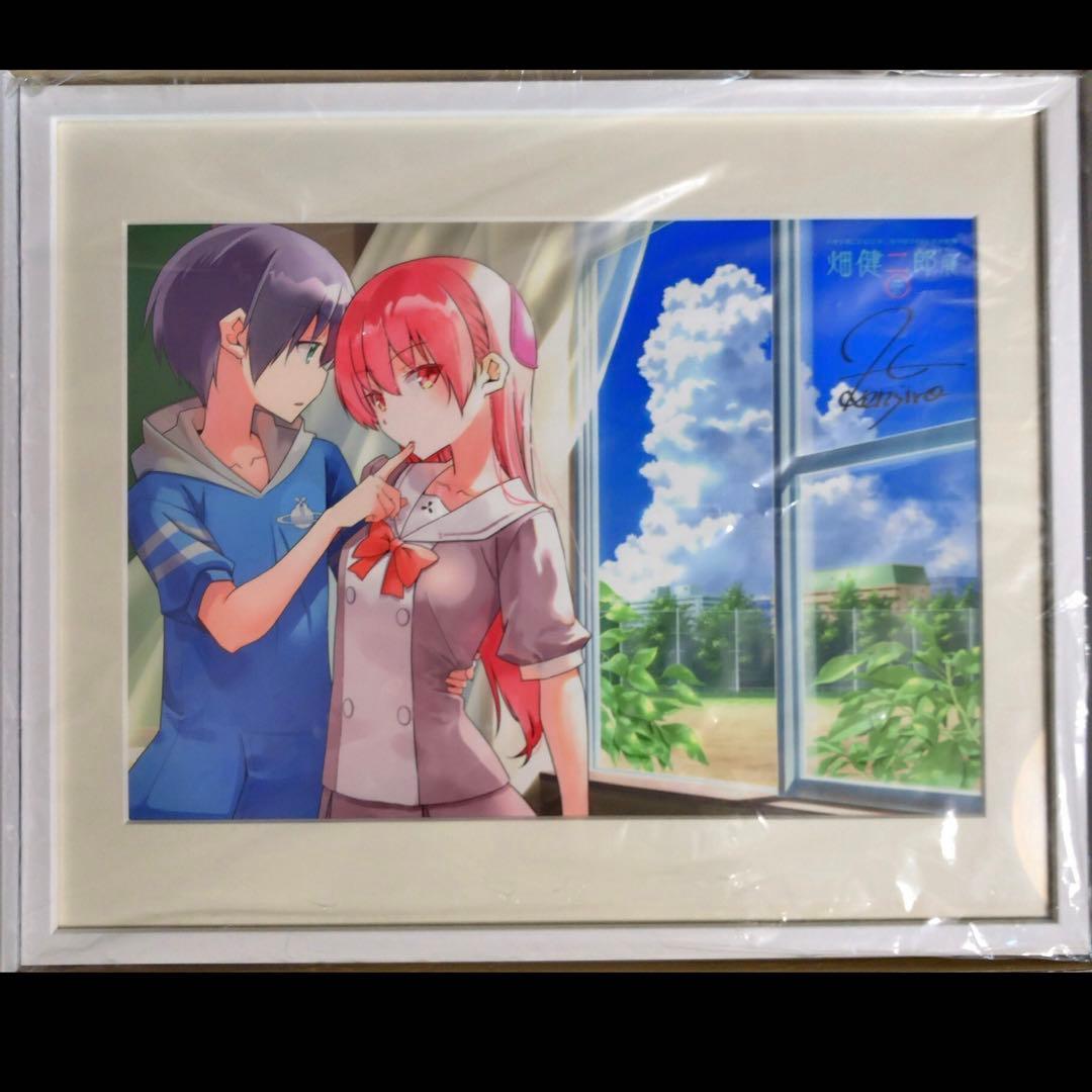 畑健二郎展 トニカクカワイイ 12巻表紙 サイン入り 複製原画