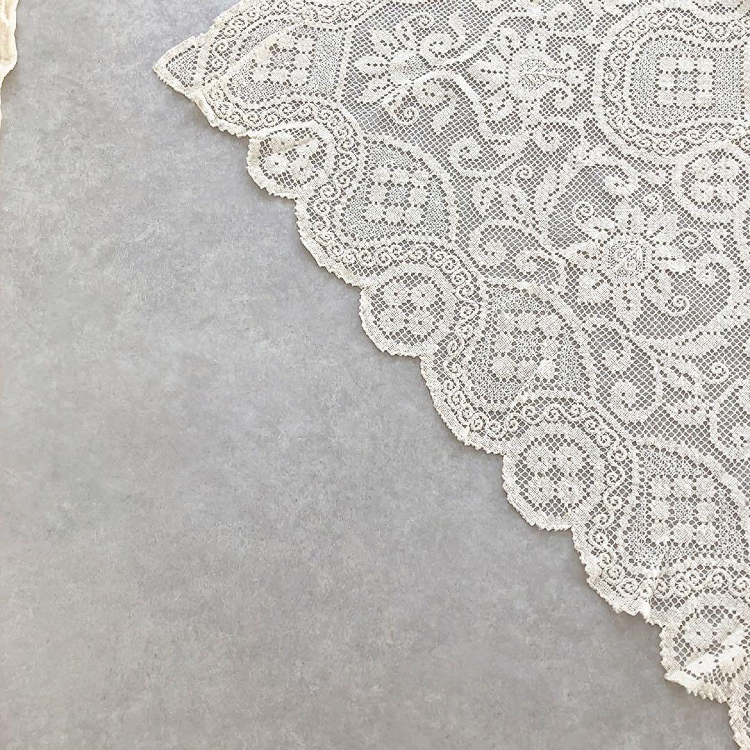 大判 (テーブルクロス大) アンティークレース