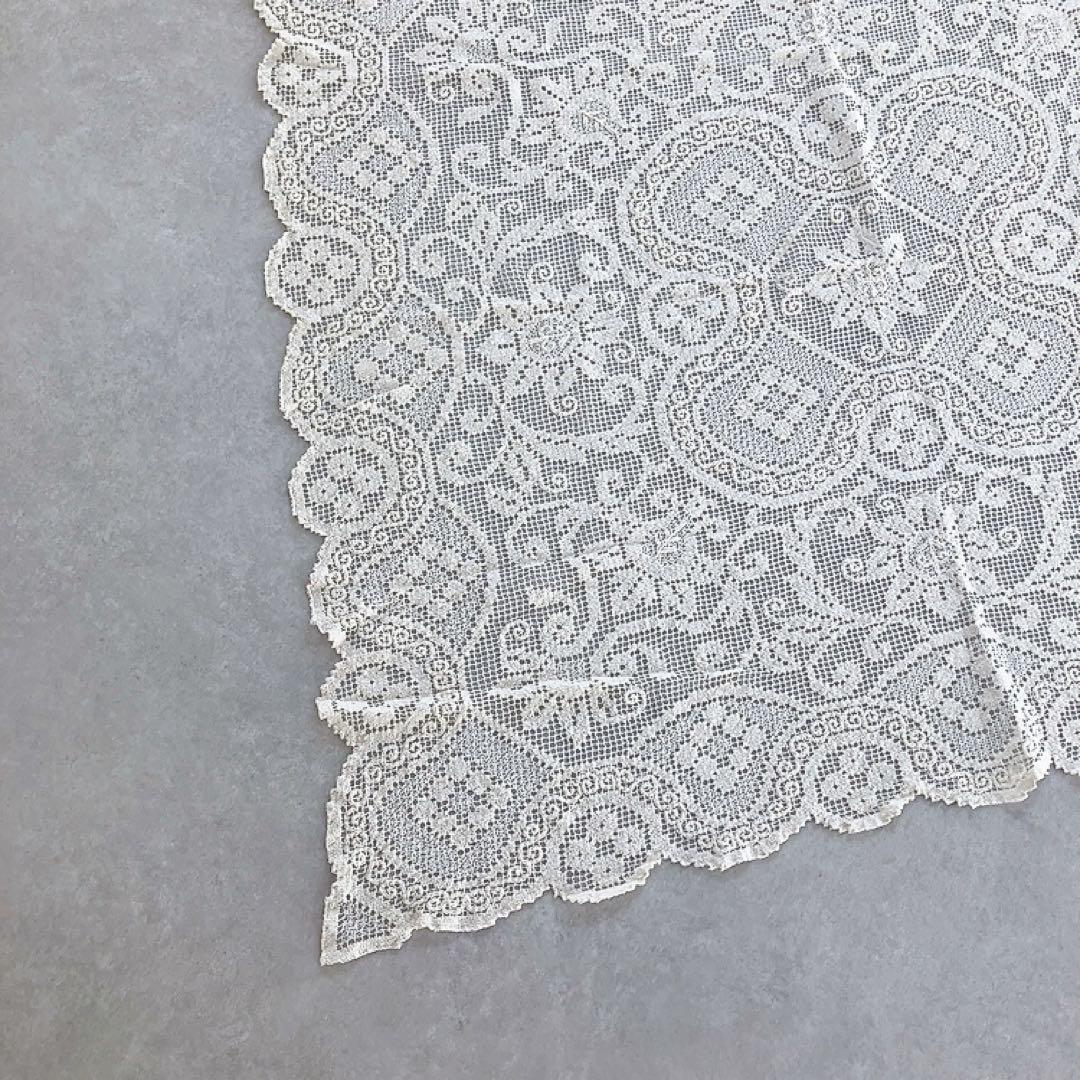 大判 (テーブルクロス大) アンティークレース
