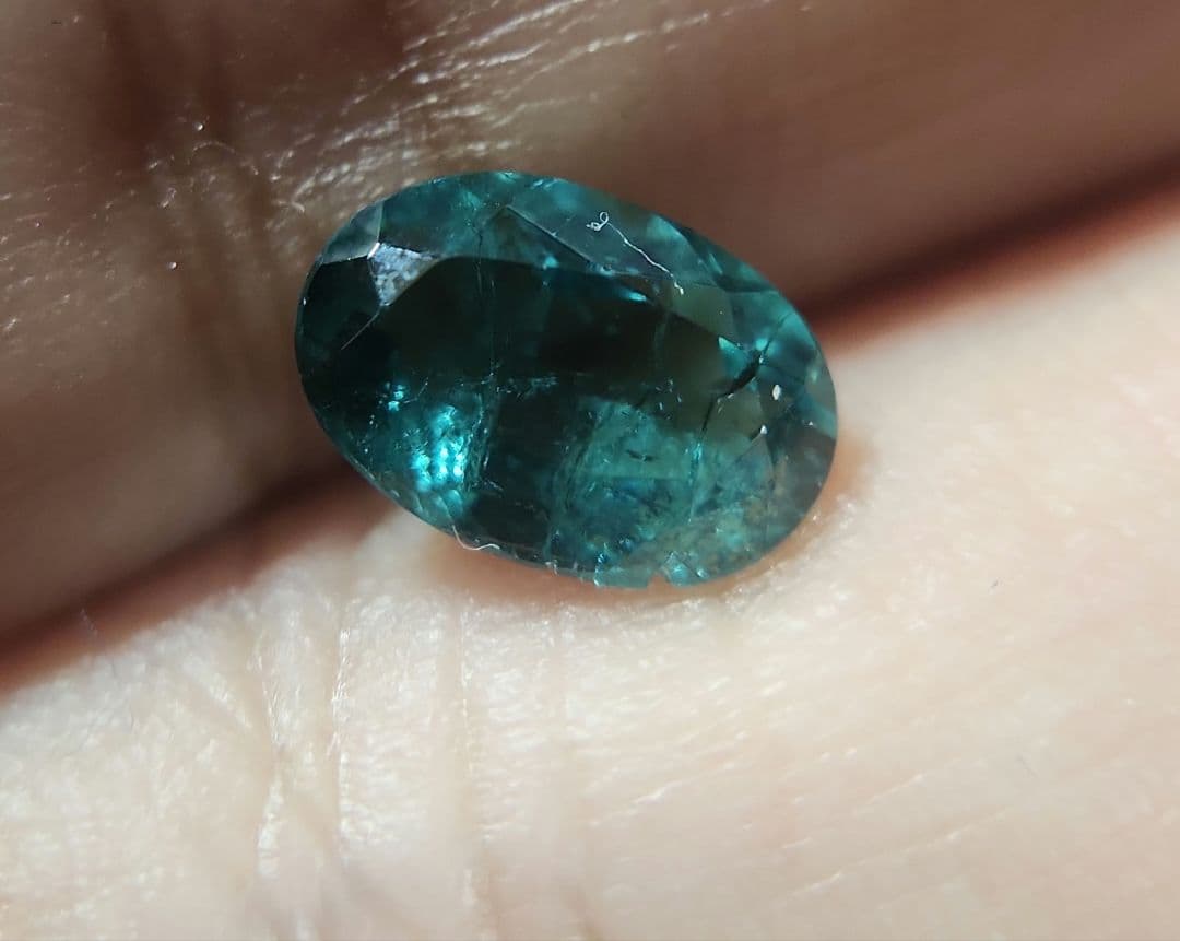 天然ブルーグリーントルマリン 1.538ct