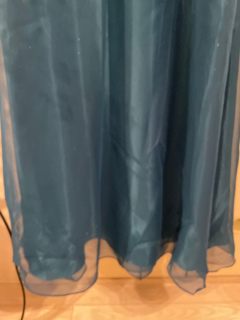 ロングドレス　エメラルドグリーン　演奏会