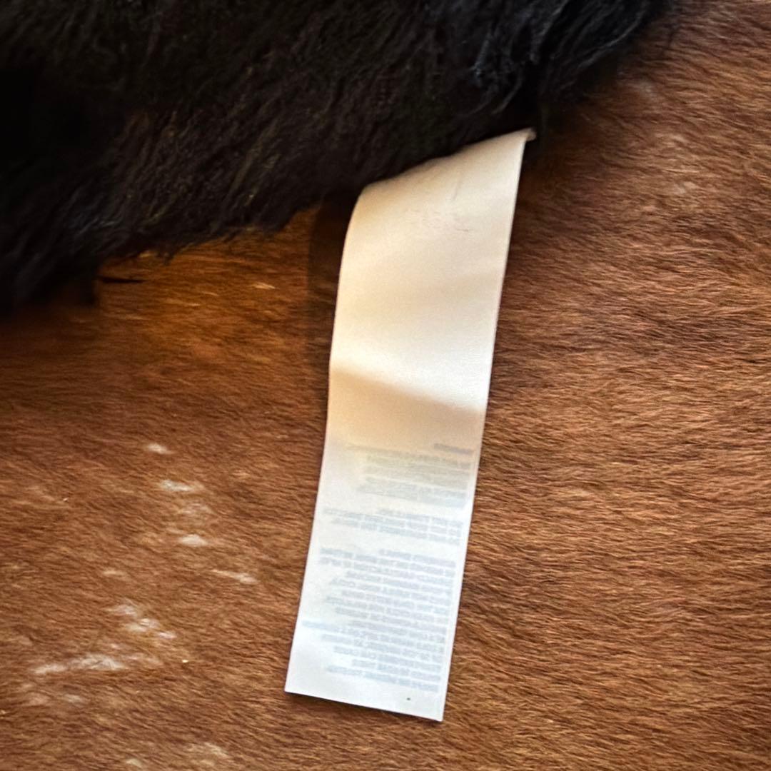 @@。 サグクラブ Nubian にて購入。ファー素材 黒 ニット帽 装