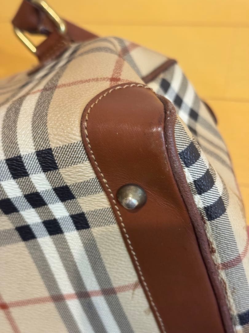 Burberry ノバチェックミニボストンバッグ