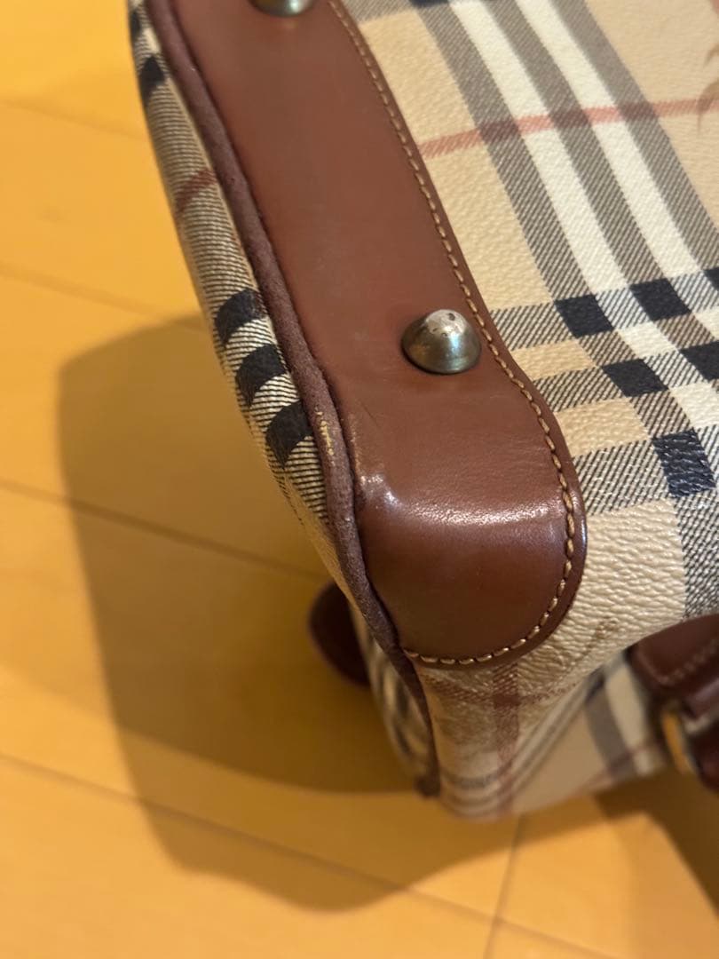 Burberry ノバチェックミニボストンバッグ