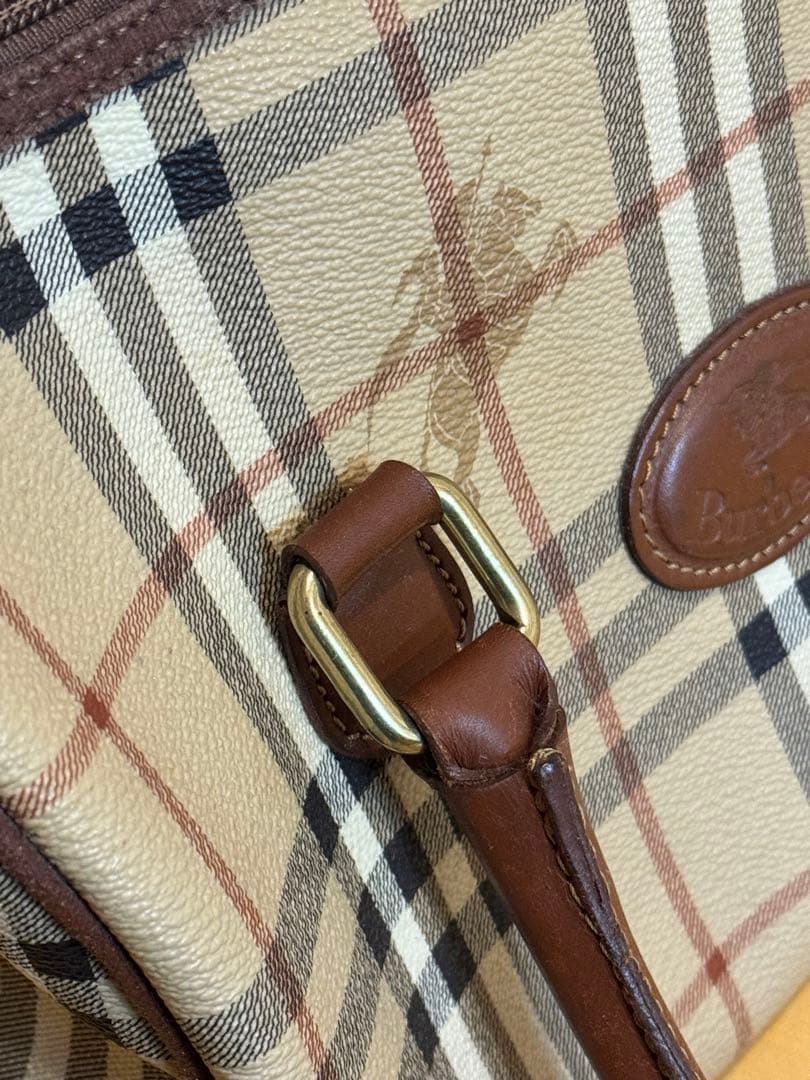 Burberry ノバチェックミニボストンバッグ