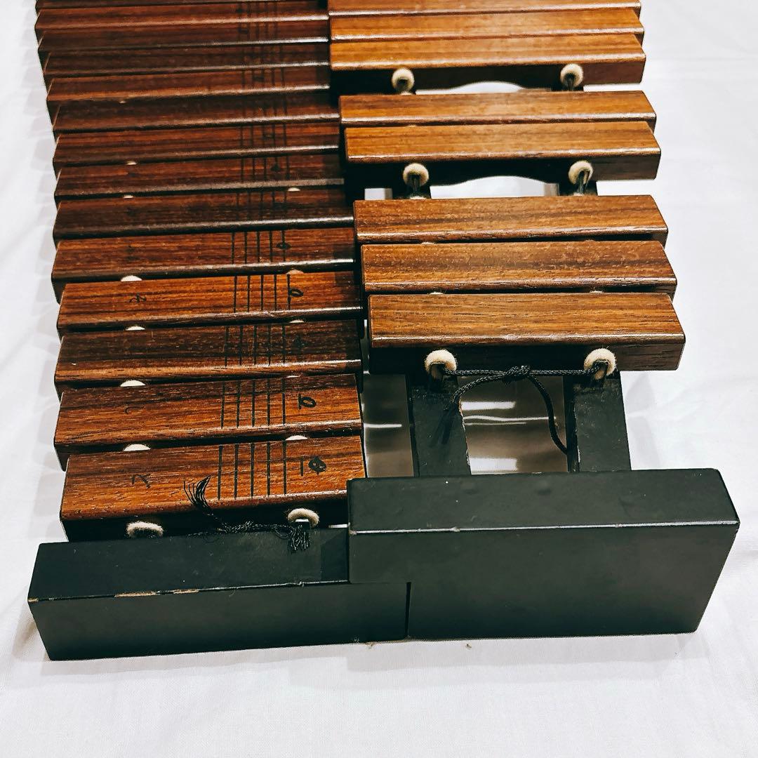 ヤマハ卓上木琴　YAMAHA　TX-6 32音　木製シロフォン 木目