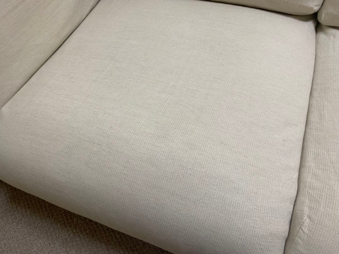 【送料無料/2021年製/美品】無印良品 2人掛けソファ（カバー付）