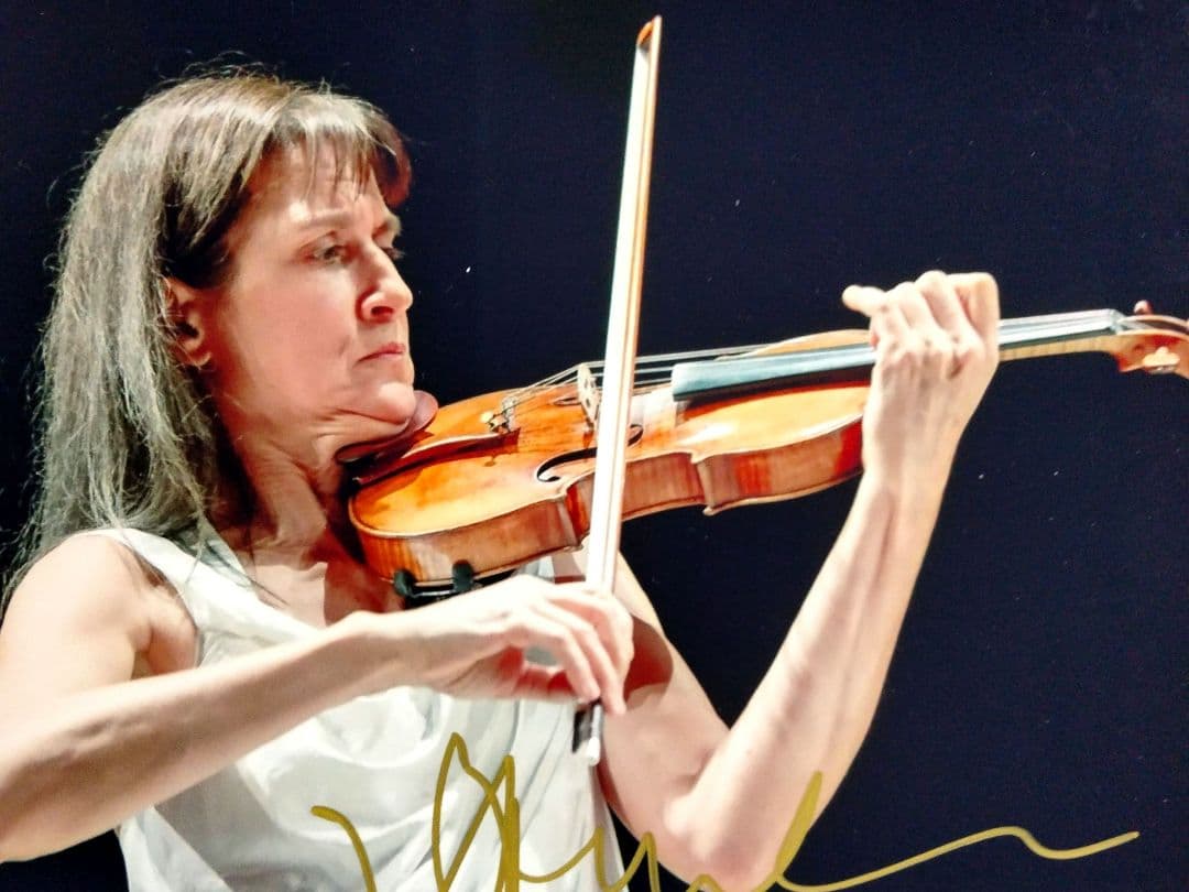 ヴィクトリア・ムローヴァ直筆サイン入り超 大型写真 ロシアのヴィオリニスト…