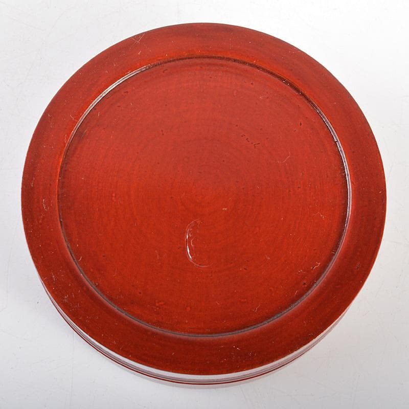 讃岐漆器　後藤盆　後藤良三作　丸香合　堀内宗完(兼中斎)書付箱　C　R5153