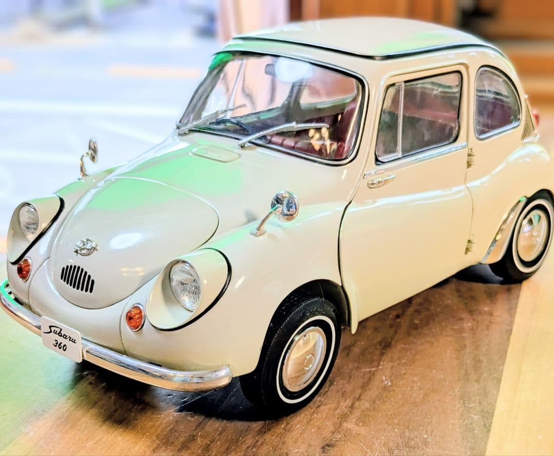 最西端の猫ちゃん　エプロSubaru 360　1/12スケール❤️1822