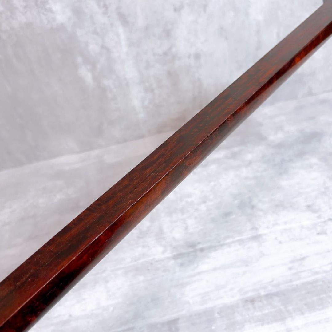 高級三味線　K9刻印入り　細棹　紅木　トチ　金細　二本溝　子持ち綾杉胴　東さわり