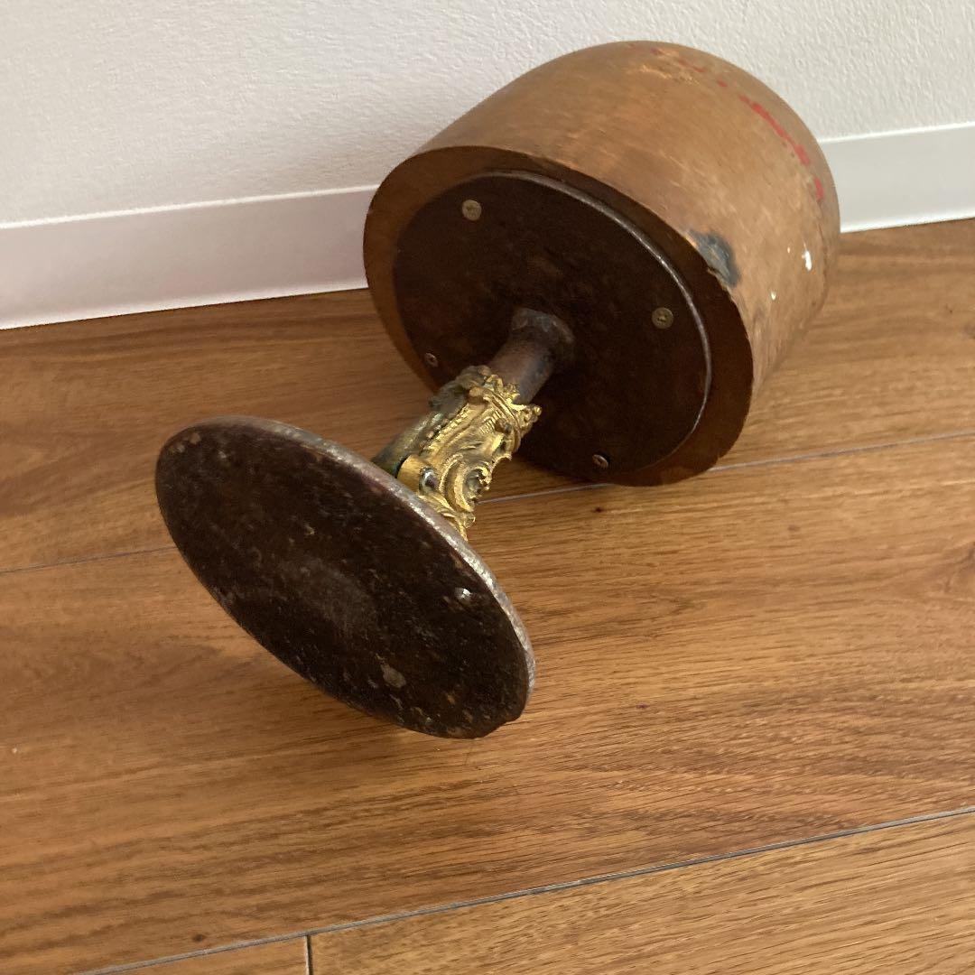 イギリスアンティークビンテージハットメイカーマネキン木製アイアン　アトリエ工場