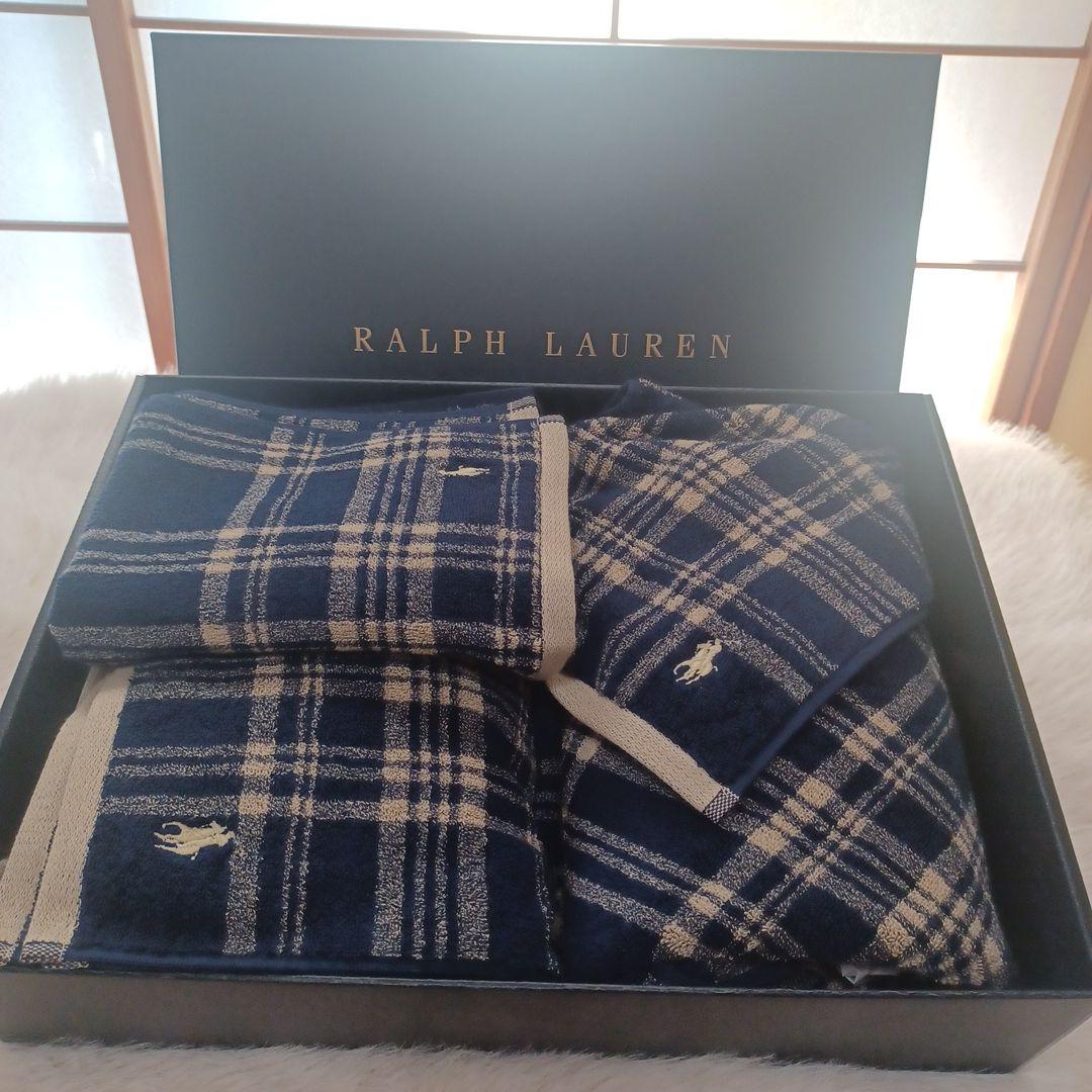 【新品】Ralph Lauren タオルセット 箱付き袋付き