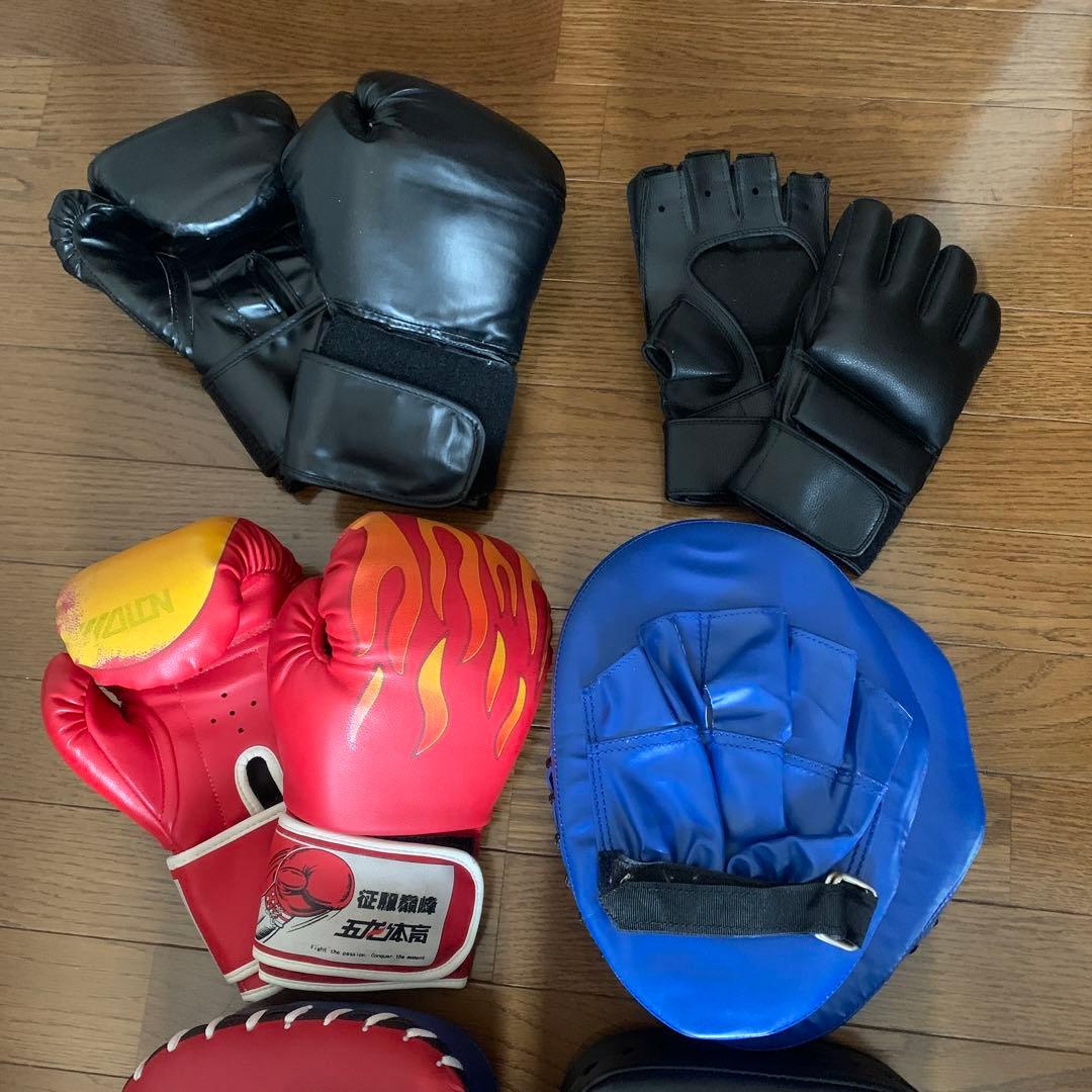 ボクシング、キックボクシング用品　6点セット