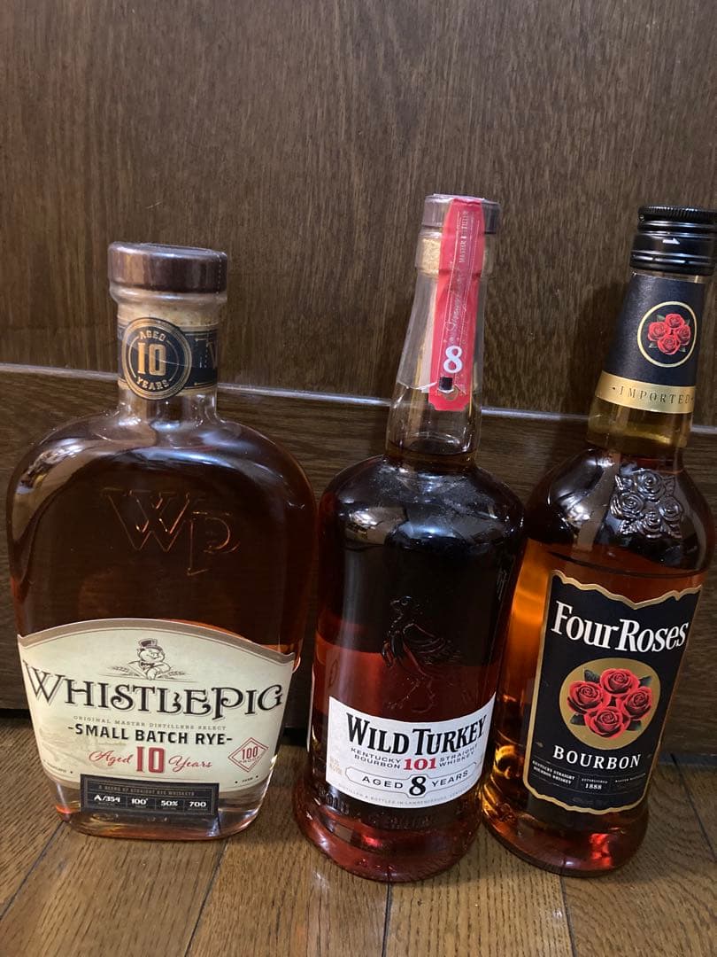バーボンWhistlepig Wild Turkey Four Roses