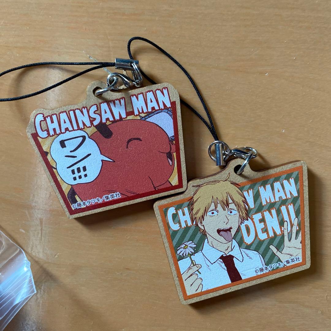チェンソーマン トレーディング木札ストラップ　ジャンプショップ