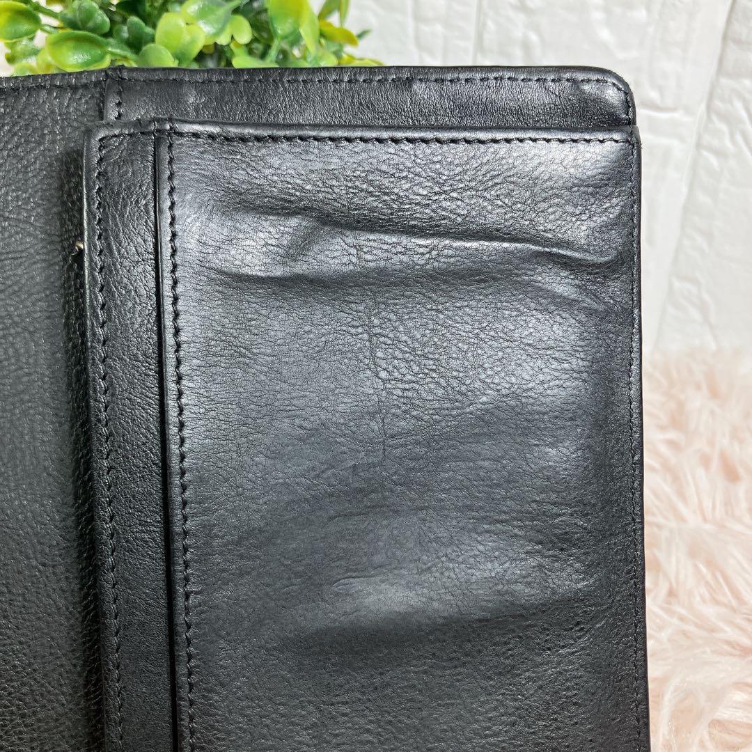 希少 CHANEL ココマーク 二つ折り 長財布 大容量 ブラック 黒 即日発送