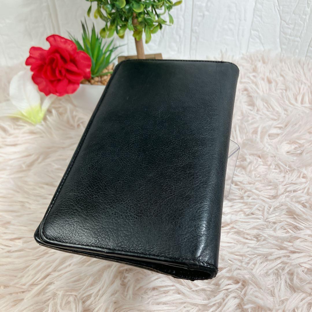 希少 CHANEL ココマーク 二つ折り 長財布 大容量 ブラック 黒 即日発送