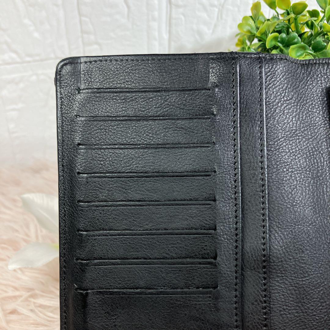 希少 CHANEL ココマーク 二つ折り 長財布 大容量 ブラック 黒 即日発送