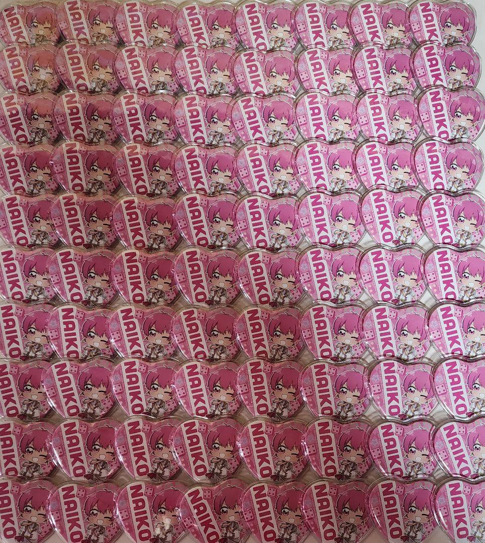 第1弾 いれいすハート缶バッチ ないこさんデフォ×81
