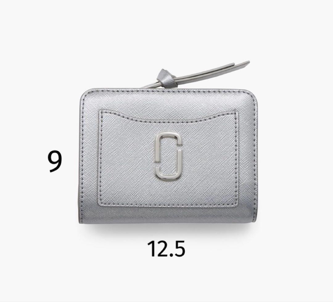 MARC JACOBS シルバー 二つ折り財布 美品
