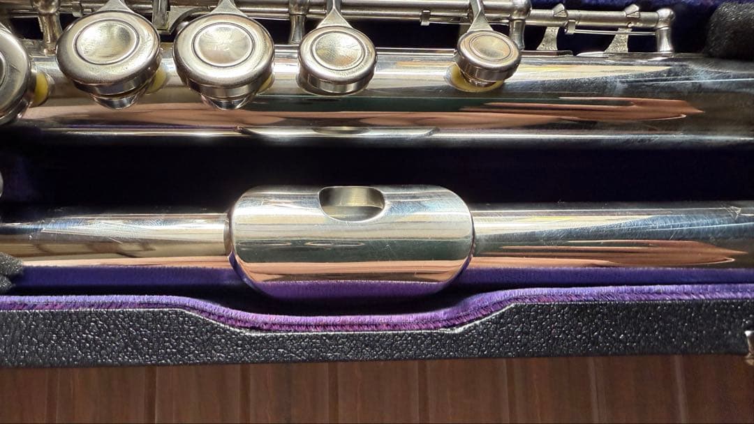 リペア証明画像有SANKYOシルバーソニック管体銀製　カバードキィ