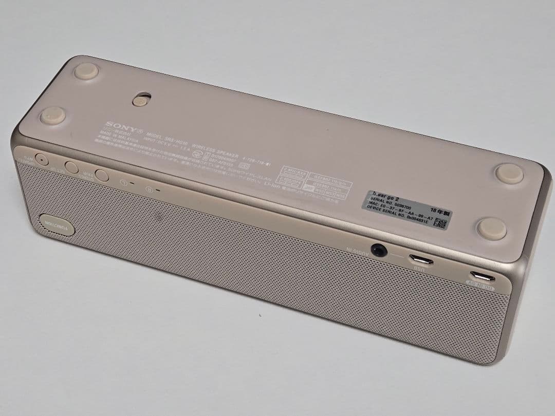 スピーカー・ウーファー SONY SRS-HG10 h.ear go 2