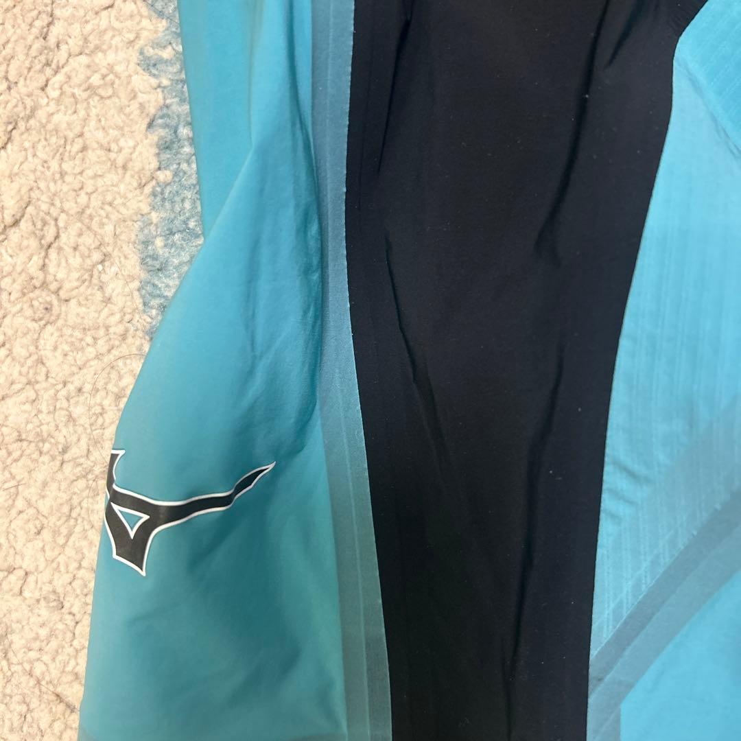 美品⭐︎Mizuno 競泳水着 ライトブルー/ブラック②Ｍ