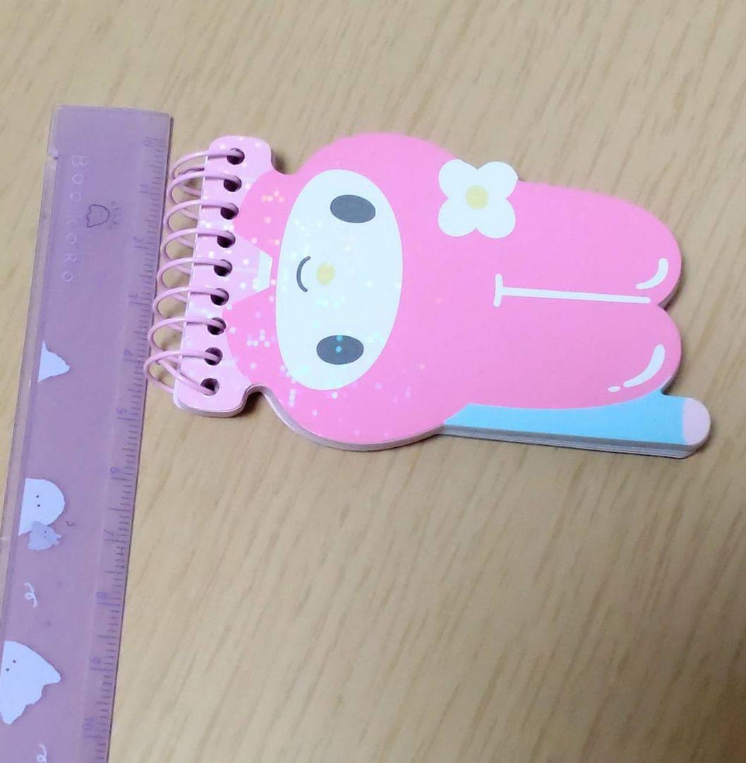 平成レトロ　マイメロ 携帯型 メモ帳　クロミ (おねがいマイメロディ )