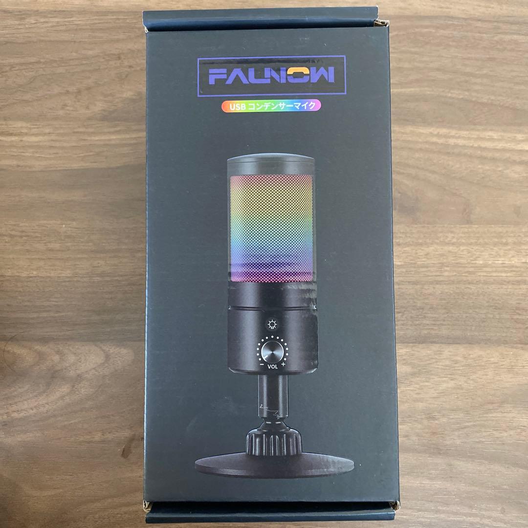 Faunow マイク USB コンデンサーマイク