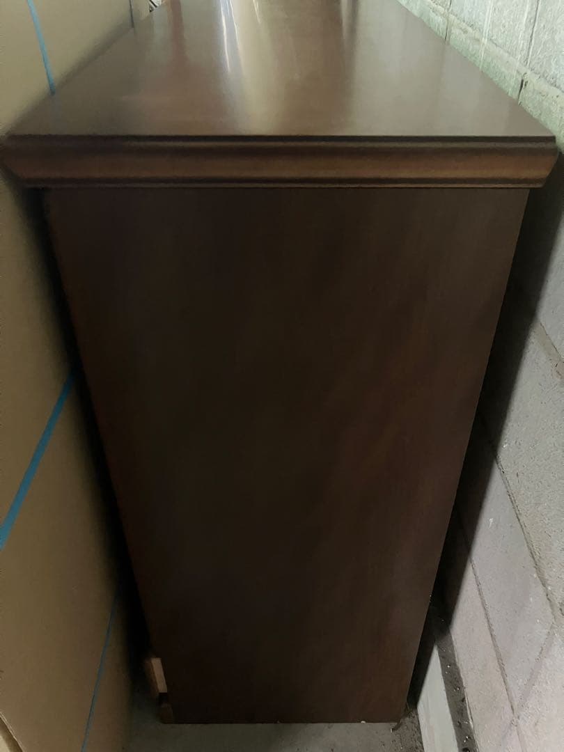 木製 飾り棚 キャビネット 102cm幅