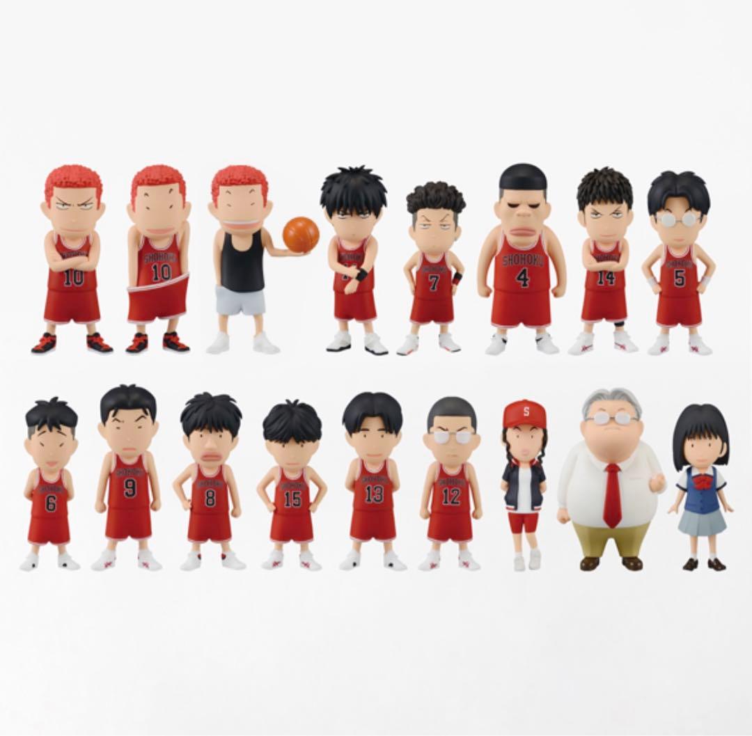 【新品】湘北メンバー全種　フィギュアセット　シューズボックス風パッケージ付き