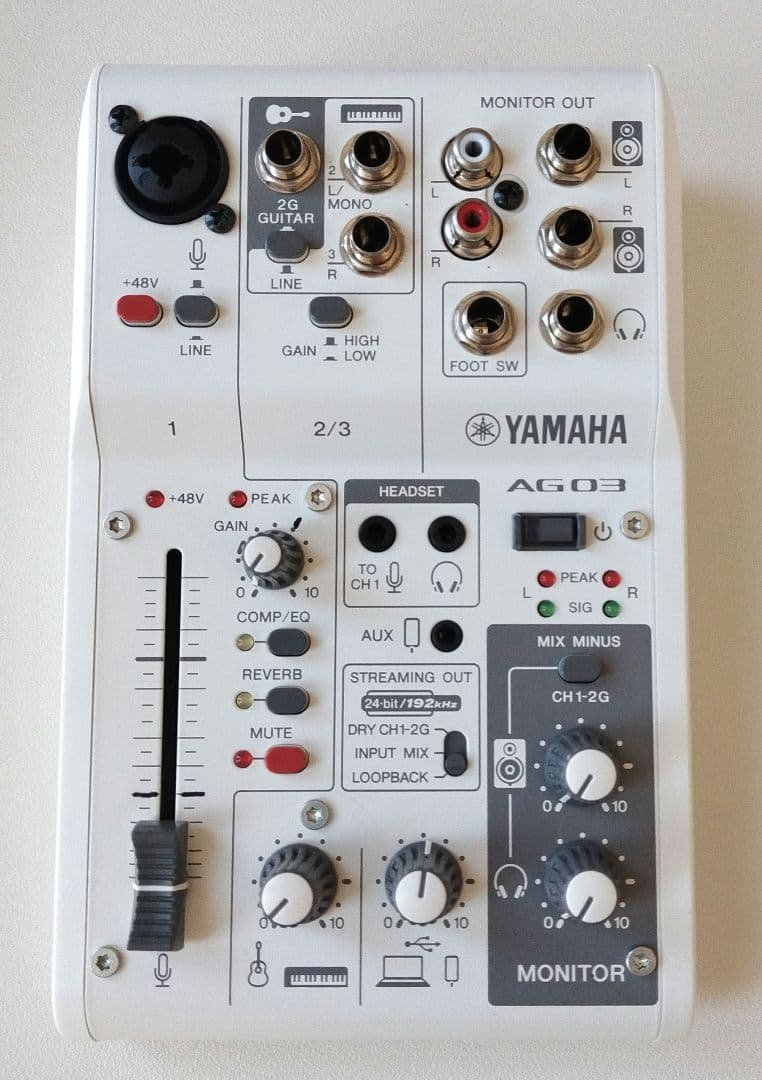 夏*ー様 【箱あり】YAMAHA ミキシングコンソール AG03 MK2