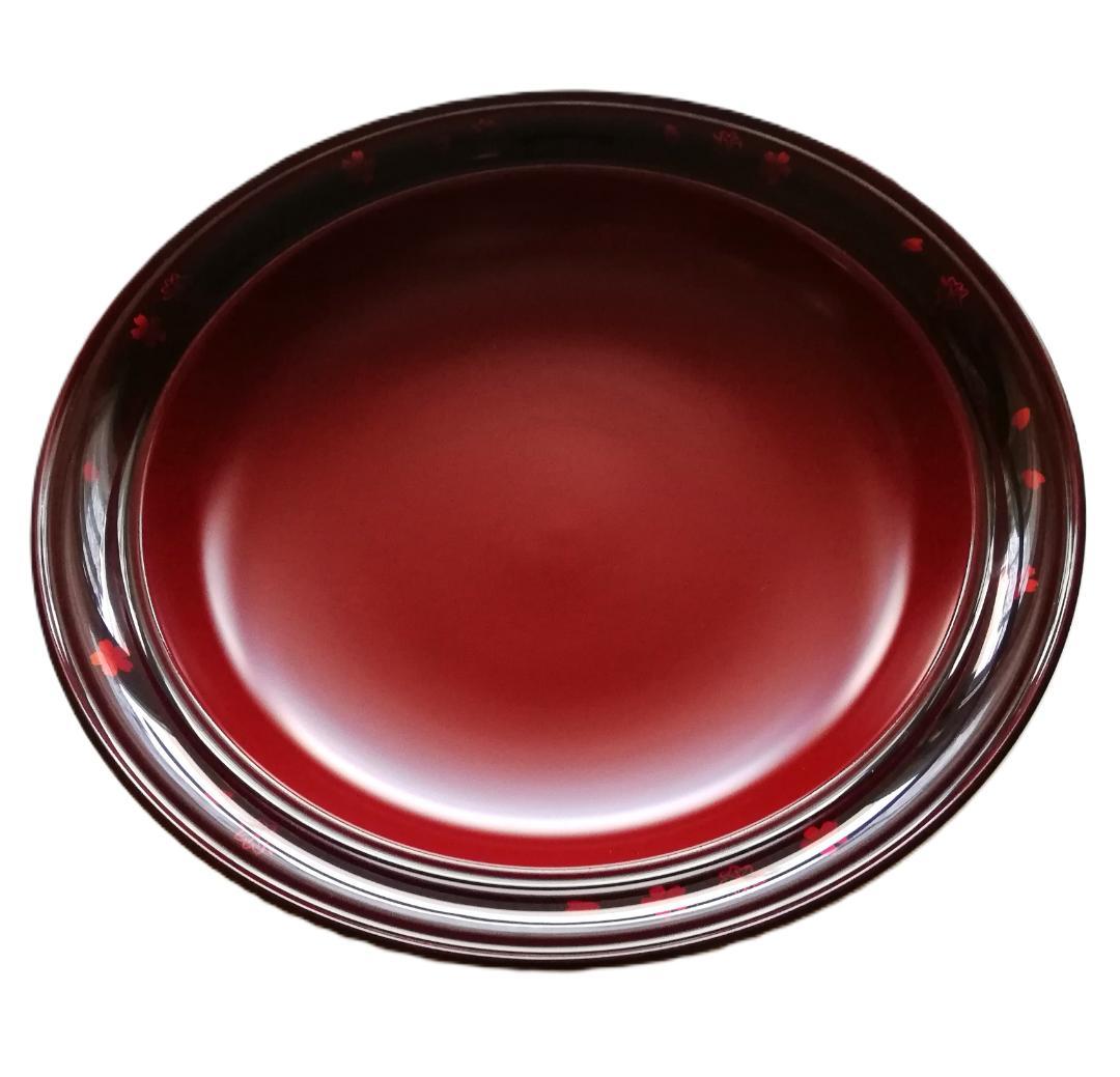 新品　漆器　菓子器　盛鉢　象彦　春秋白檀8.0寸